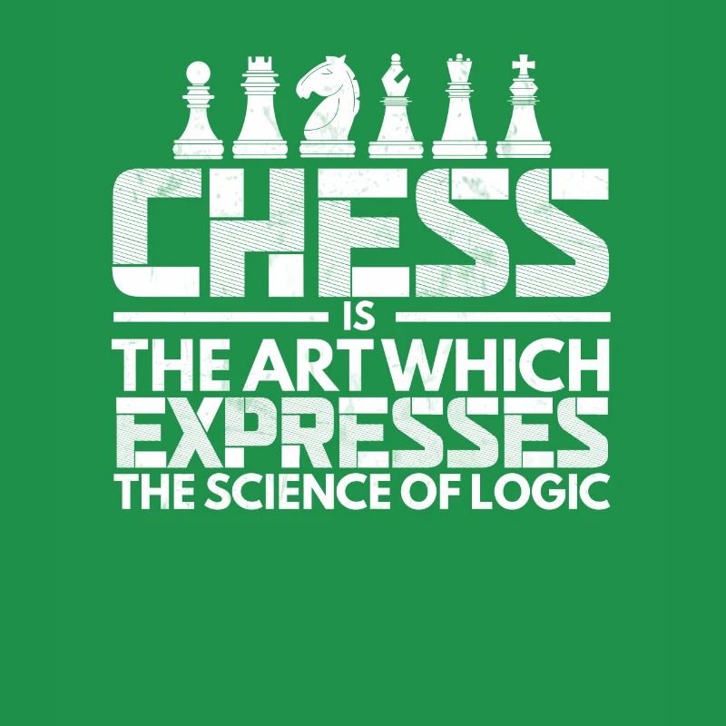 Chess Art Expresses Science Logic Chess Master