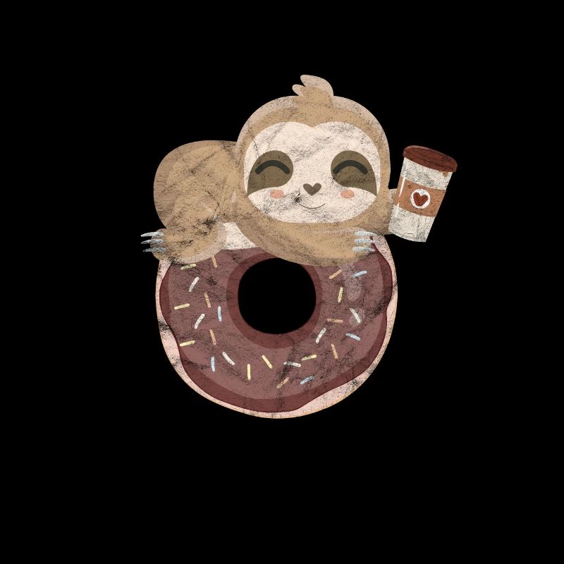 Donut Coffee Sloth