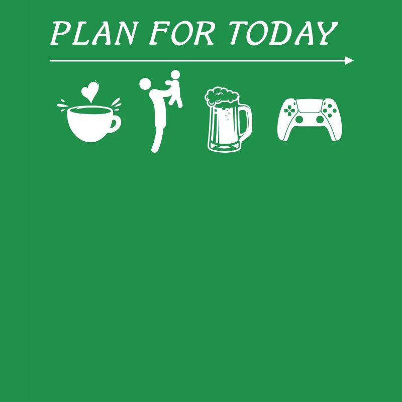 Plan For Today Funny Coffee