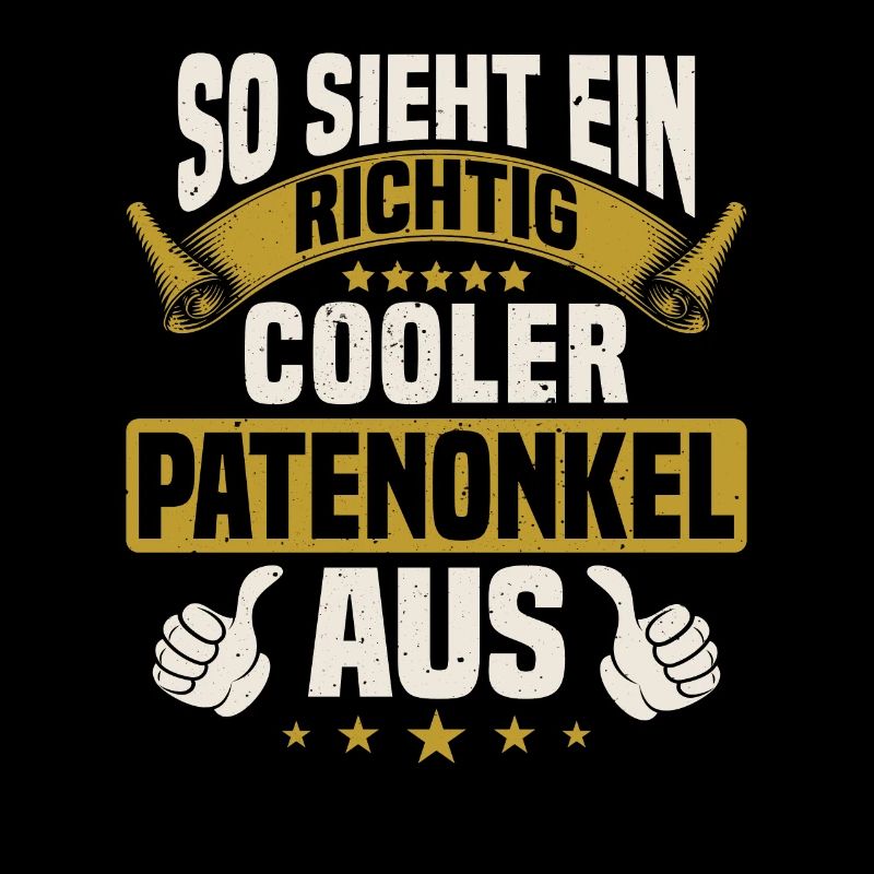 So sieht ein cooler Patenonkel aus Taufpate