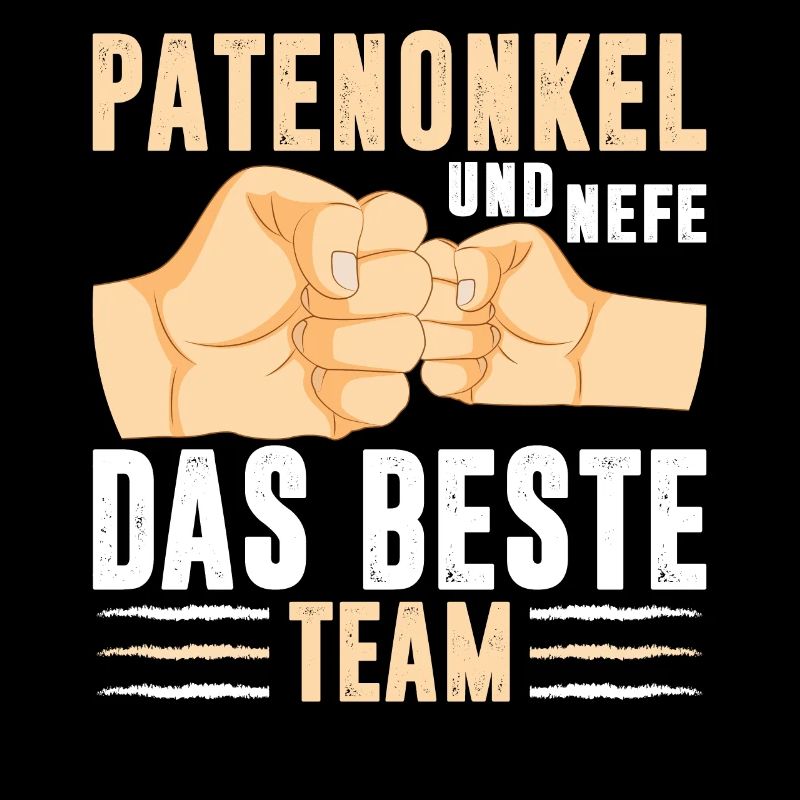 Patenonkel und Nefe das Beste Team Taufpate