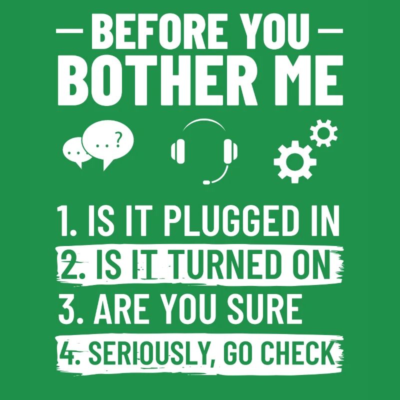 Tech Support IT Technischer Hilfe Helpdesk