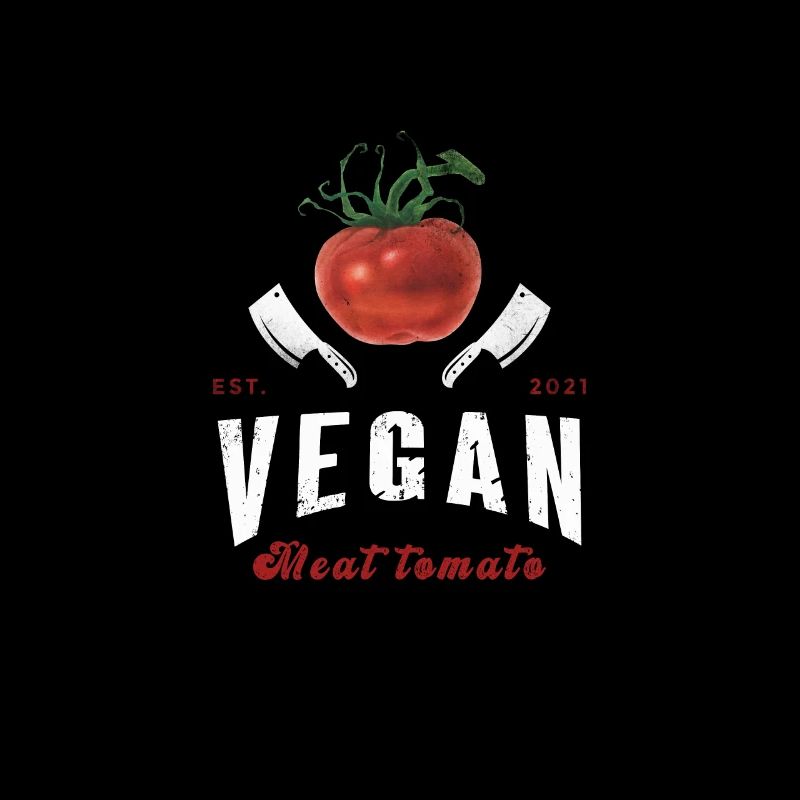 viande de boucher tomate vintage
