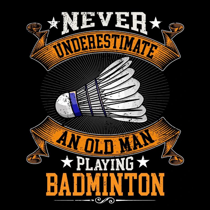 Never Underestimate An Old Man Playing Badminton