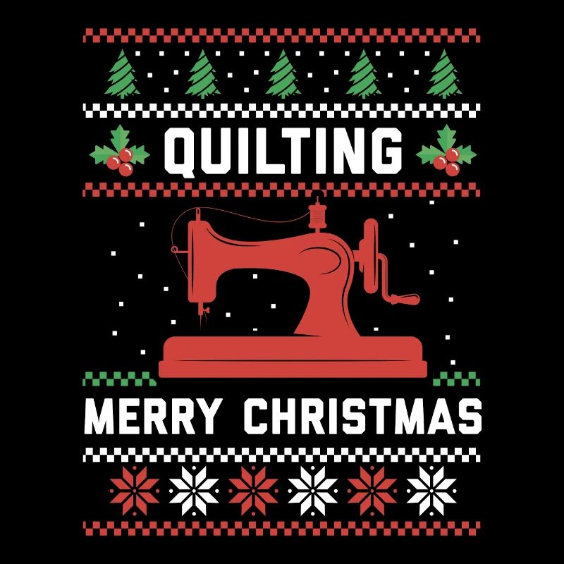 Christmas Graphic Knitting Wool Quilting Stitching