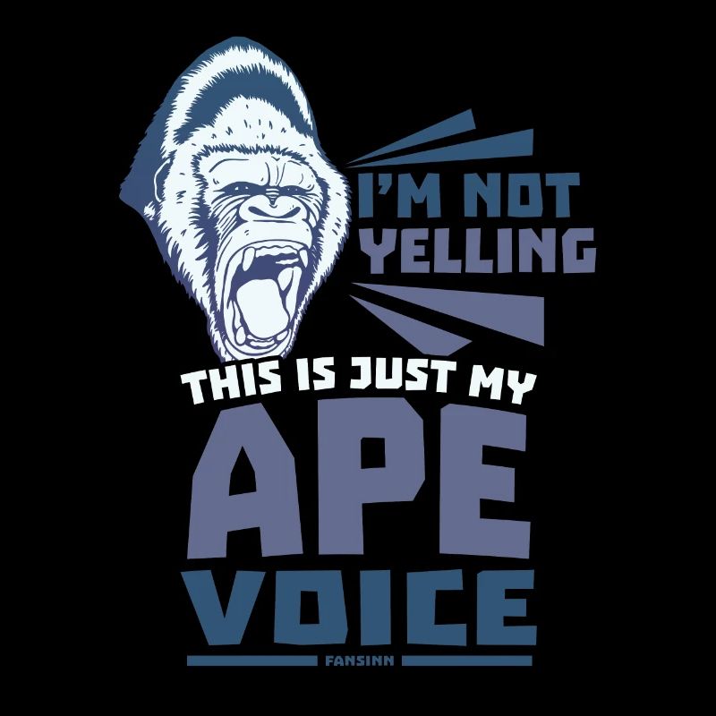 Je ne crie pas c’est juste ma voix de singe