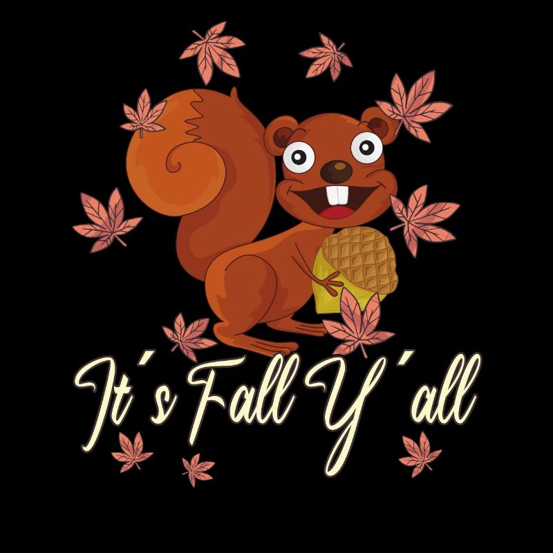 Liebe Eichhörnchen Thanksgiving Herbst Euch Alle