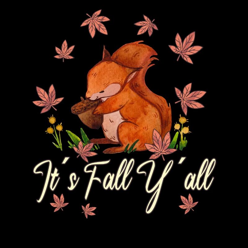 Liebe Eichhörnchen Thanksgiving Herbst Euch Alle