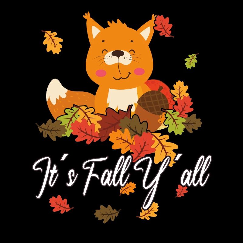 Liebe Eichhörnchen Thanksgiving Herbst Euch Alle