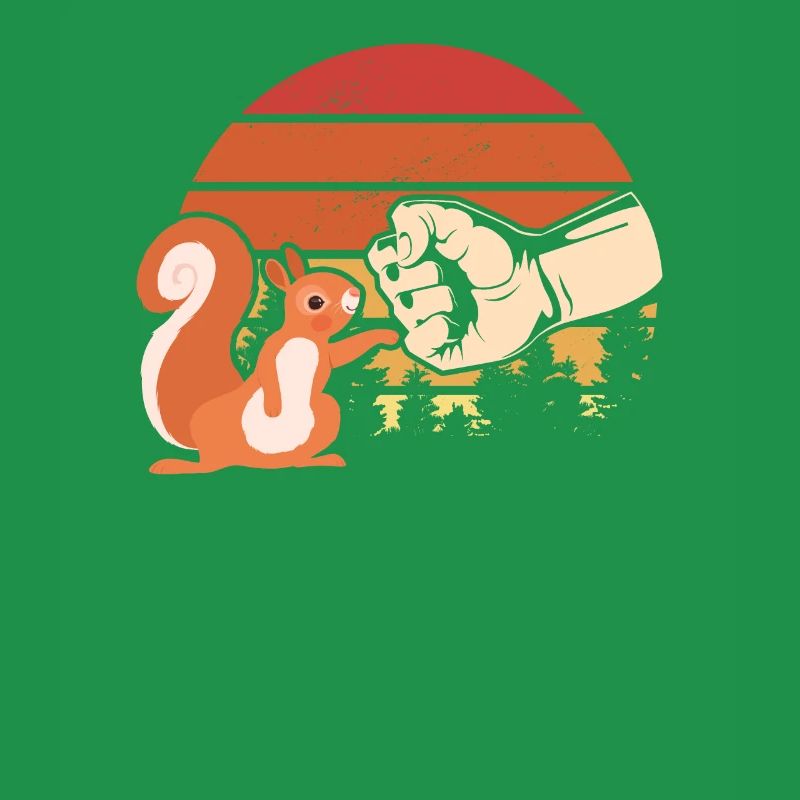 Eichhörnchen Fauststoß Eichhörnchen Liebhaber