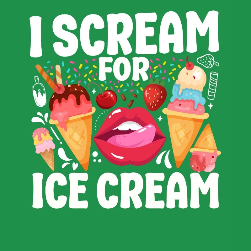 Crème glacée Pun Cone Popsicle Bouche