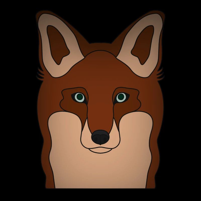 Motif d’animal sauvage de la forêt avec un design de renard