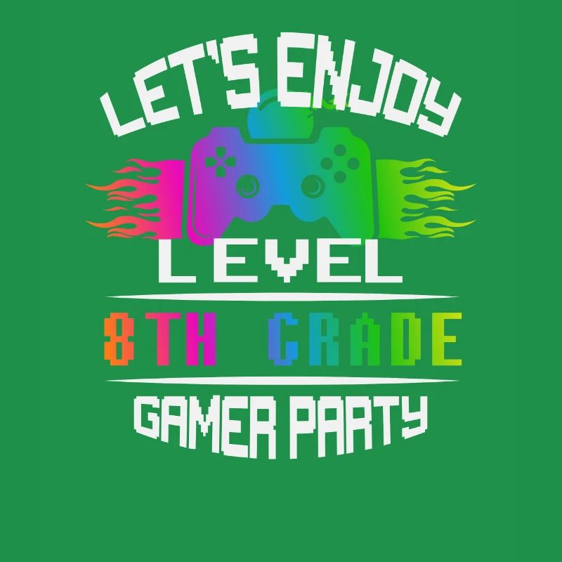 Level 8TH GRADE keep calm and game on