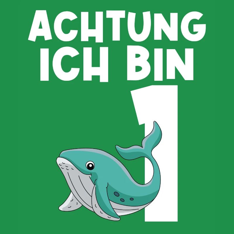 1.Geburtstag Wal Geburtstagsfeier Geschenk