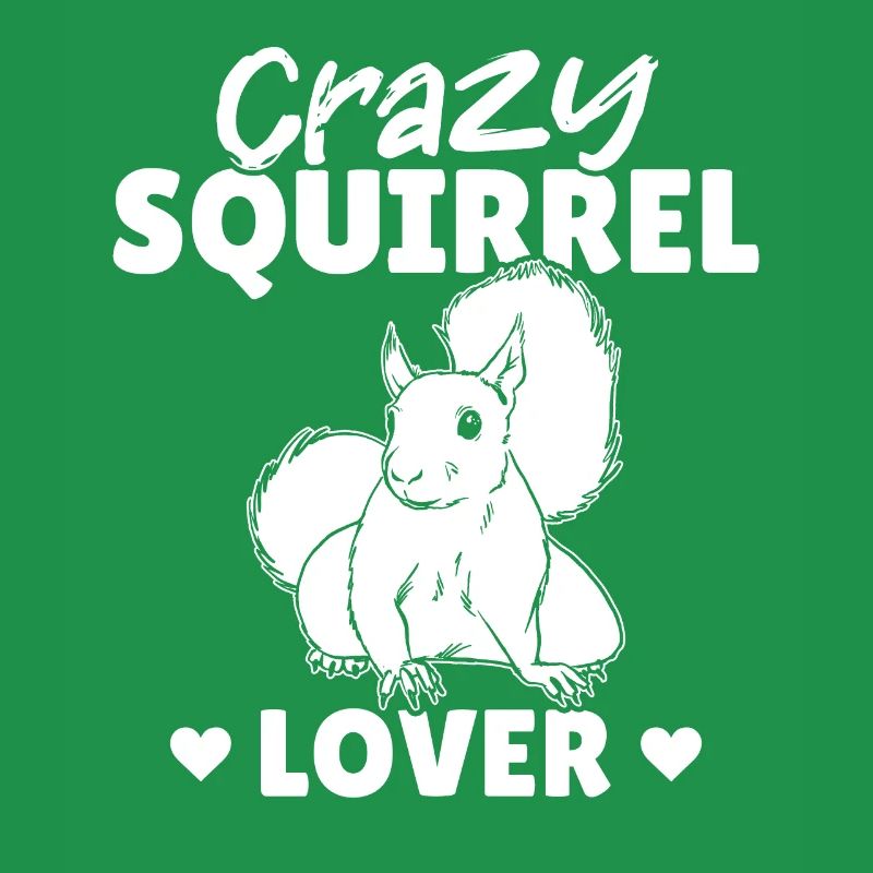 Crazy Squirrel Lover Écureuil, doux