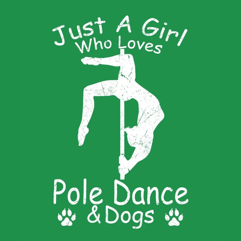 Pole Dancing - Nur ein Mädchen, das Pole Dance &