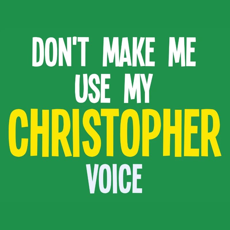 Vorname Christopher Name Christopher Geschenk