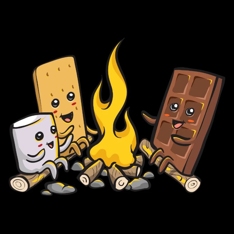 S'more Lagerfeuer Marshmallow Camping