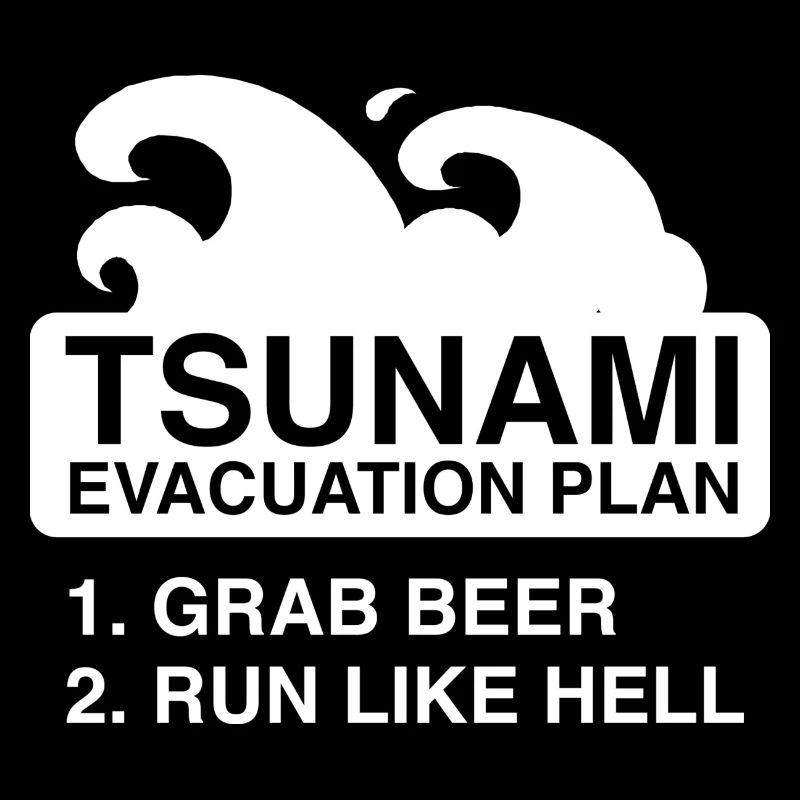 Tsunami-Evakuierungsplan