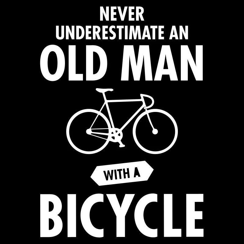 Never Underestimate An Old Man With A Bicycle