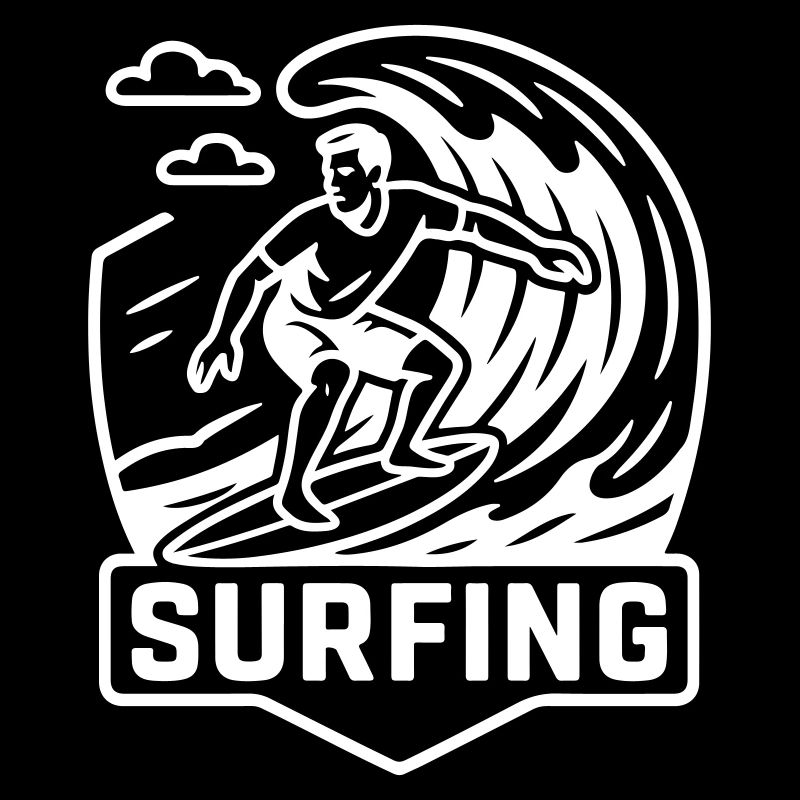 Surfeur Logo Surfeur