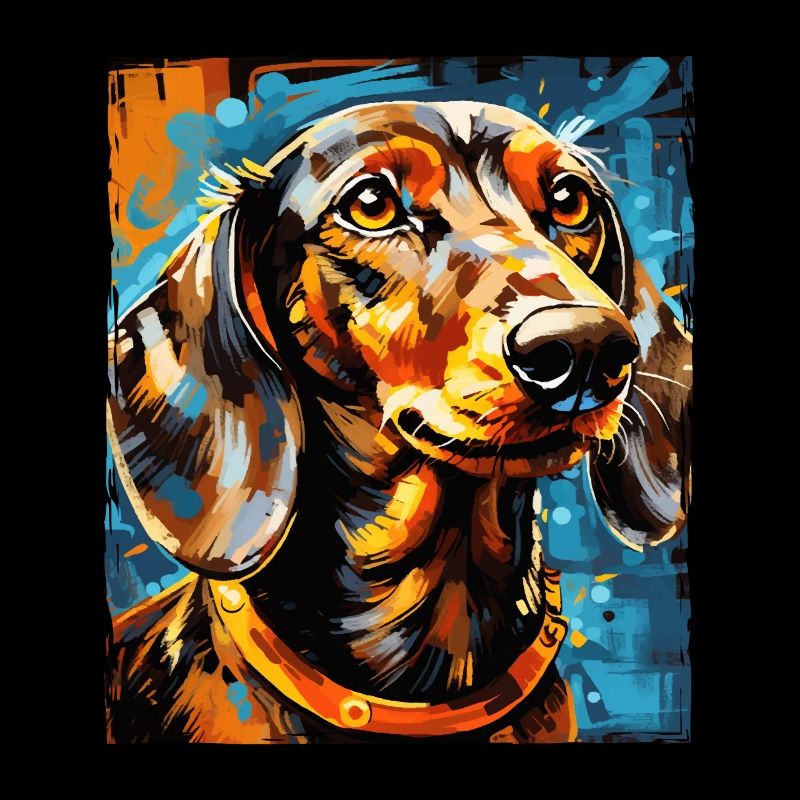Teckel Chien Portrait Teckel