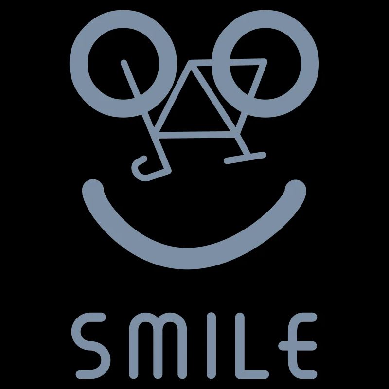 Smile - cyclist - laugh - grin