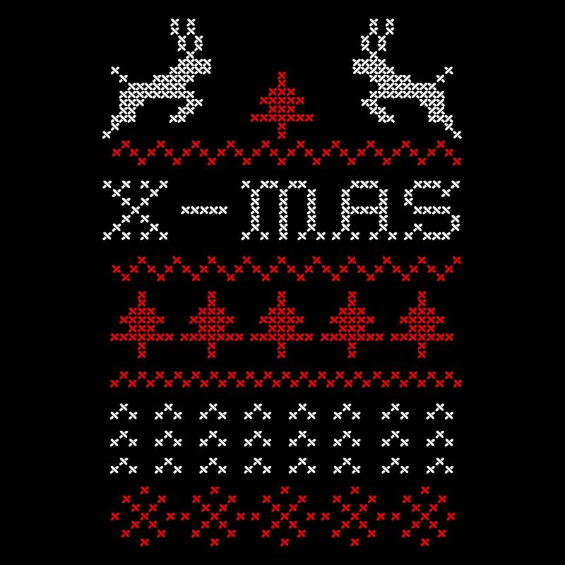 X-mas ugly sweater design for green