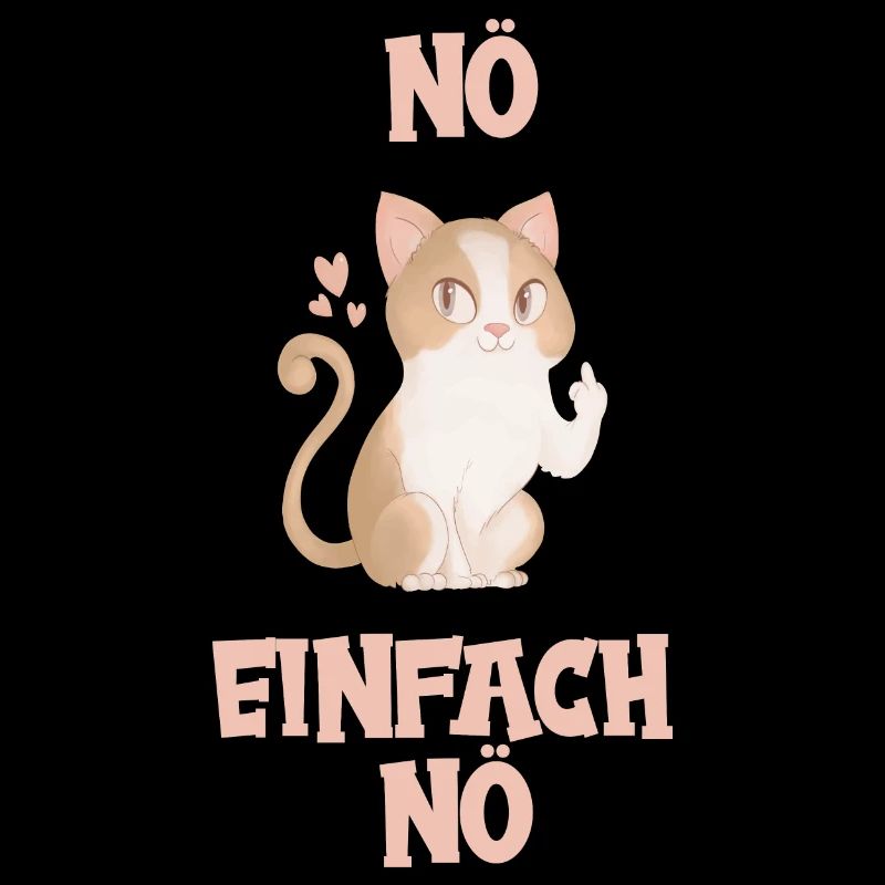 Mittelfinger Katze
