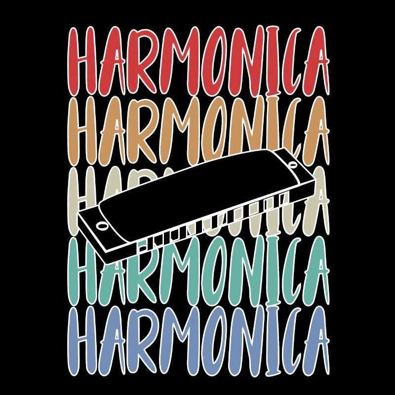 Harmonica Harmonica Player Vintage