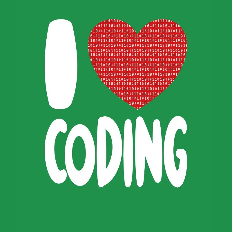 I Love Coding - Programmer T-Shirt