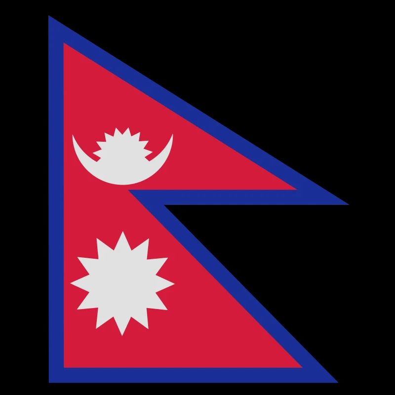 Nepal flag - drapeau népal
