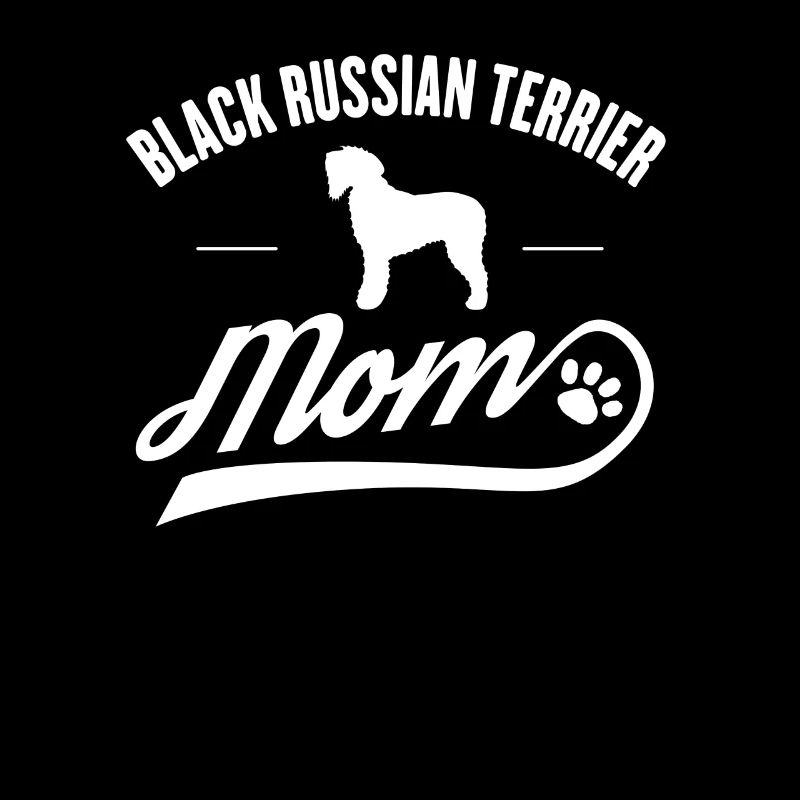 Schwarzer Russe-Terrier-Hundebesitzer Terrier-Mutter-Geschenk