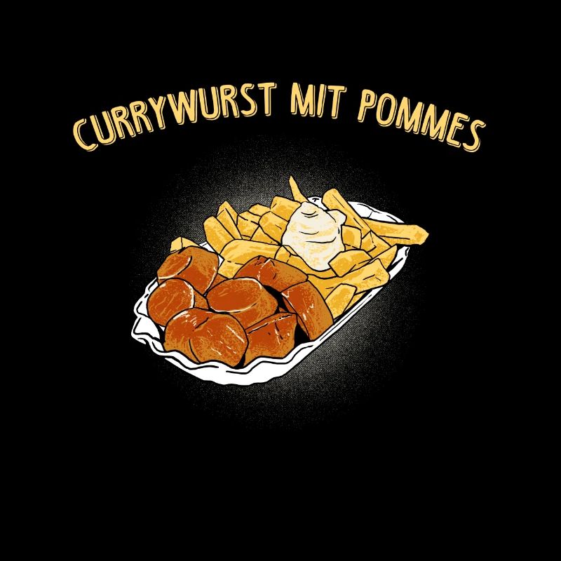 Currywurst mit Pommes Geschenk
