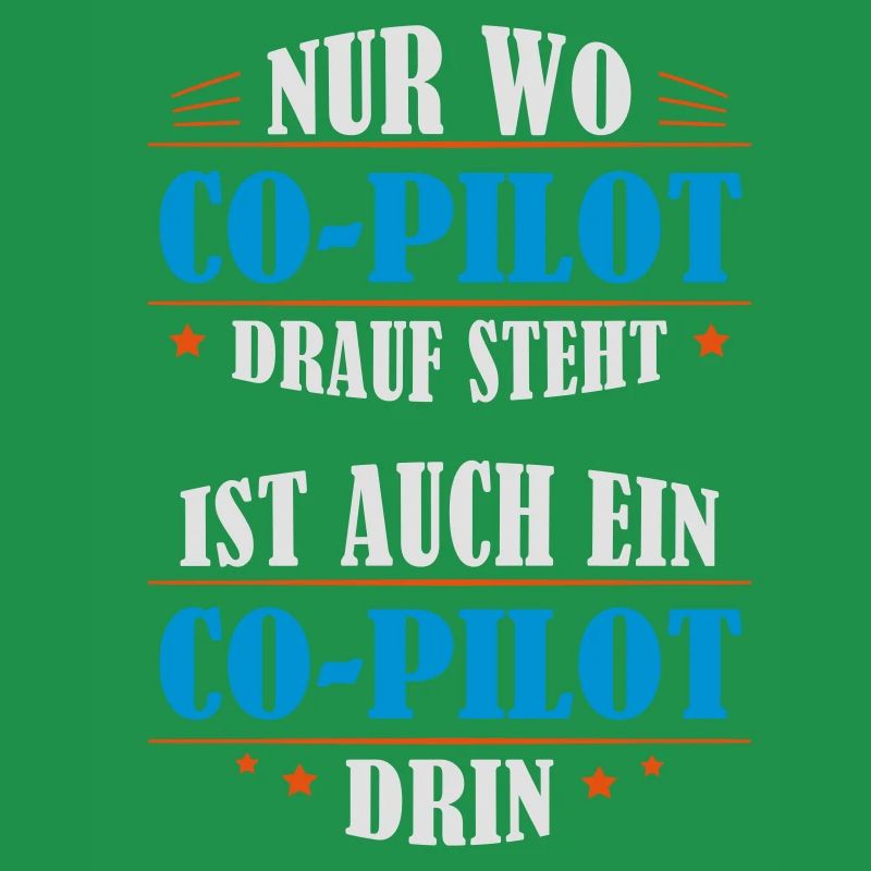 Co-Pilot Beruf Geschenk
