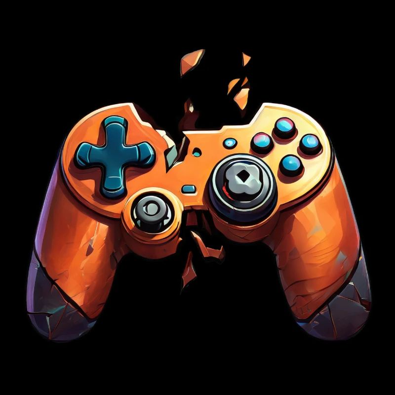 Broken Gamepad, Rage, Gamer Rage