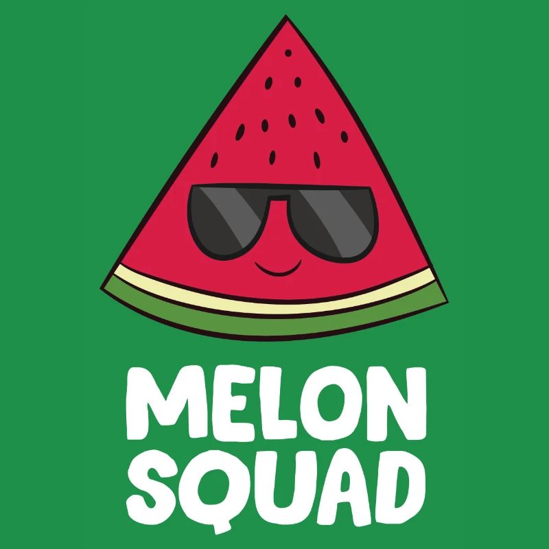 Pastèque - Melon Squad avec des lunettes de soleil