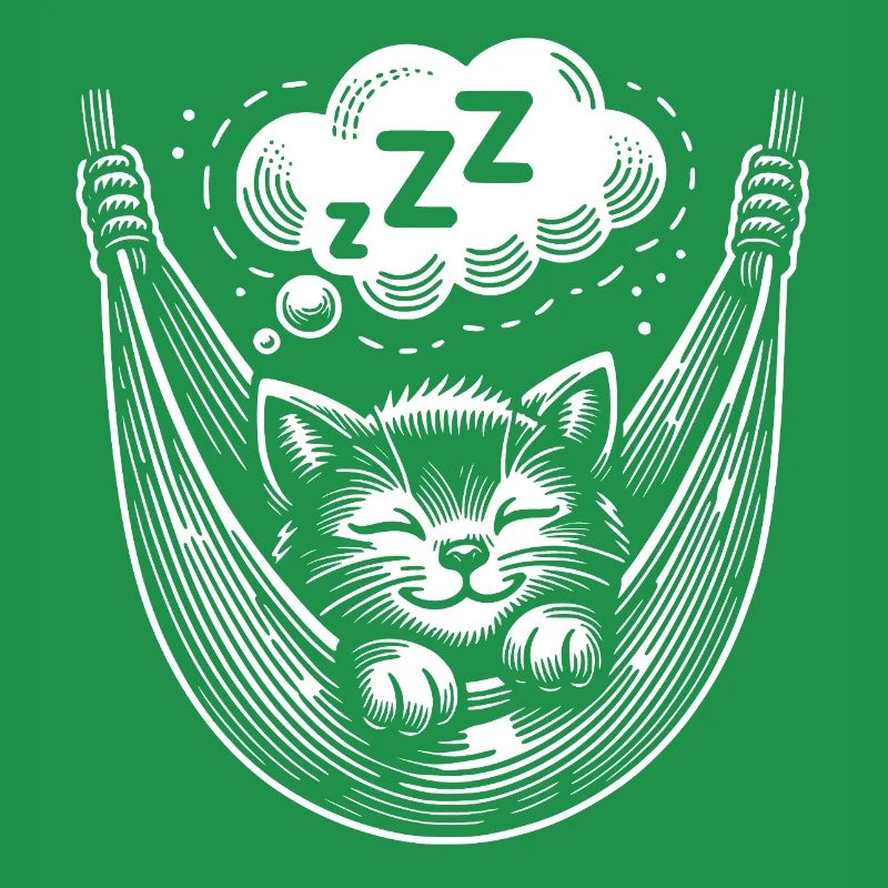 Cute sleeping kitten