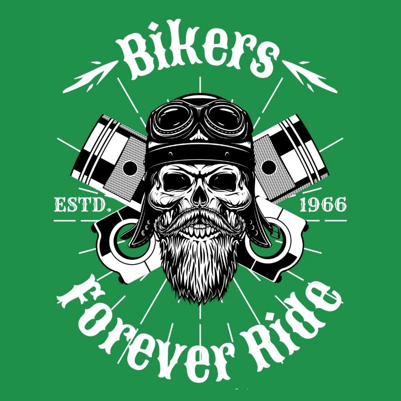 Ich bin ein Motorradfahrer.