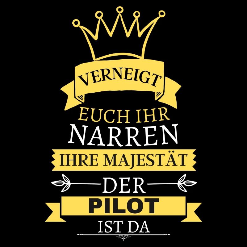 Verneigt euch, Ihre Majestät der Pilot ist da