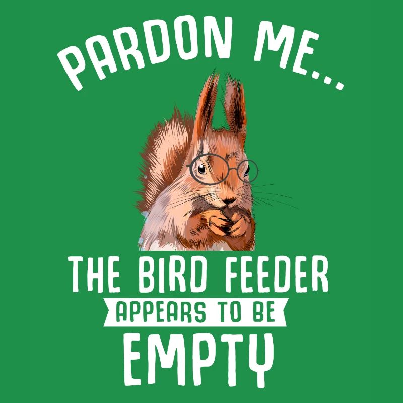 Leere Vogelfutterstelle Eichhörnchen