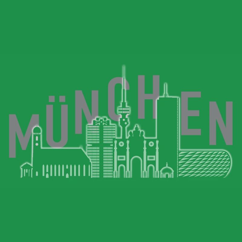 Munich Skyline Tshirt