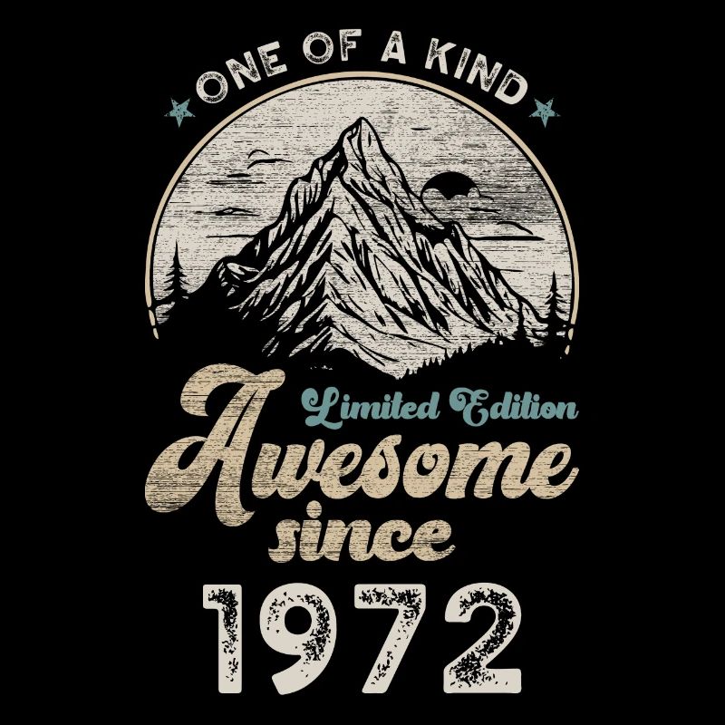 1972 Geburtstag Berge