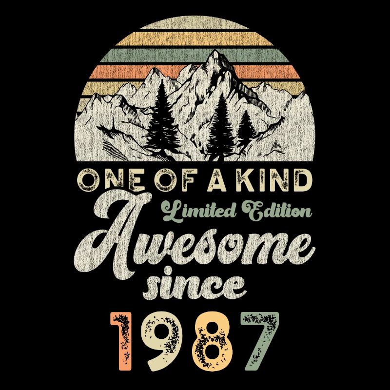 1987 Geburtstag Berge