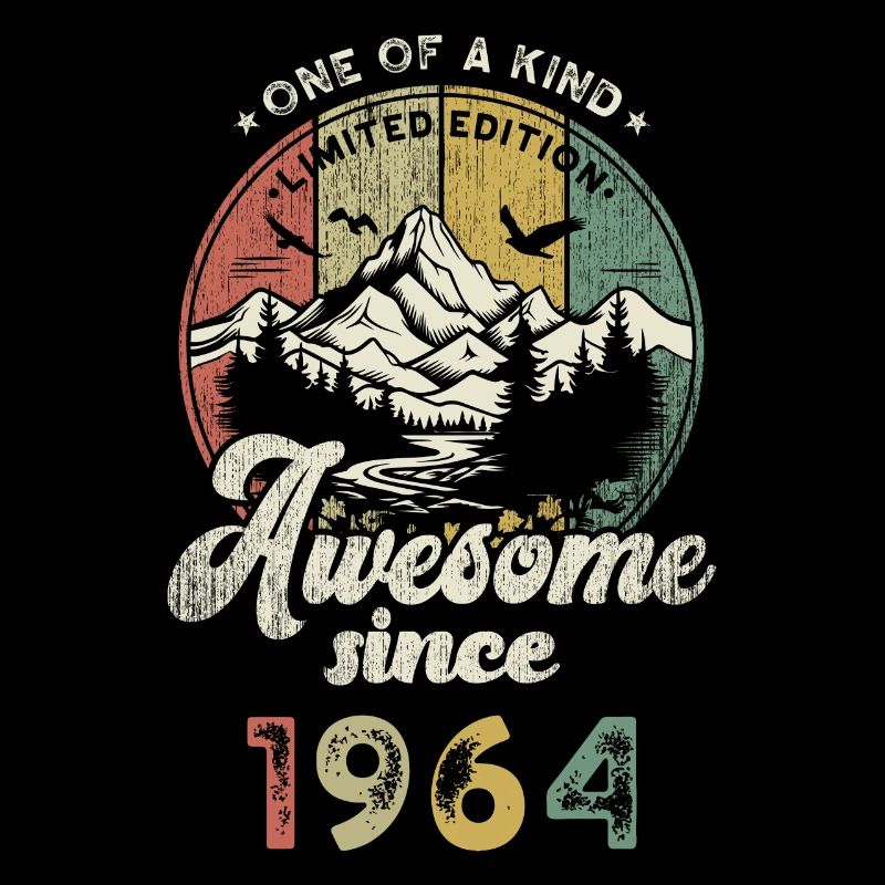 1964 Geburtstag Berge