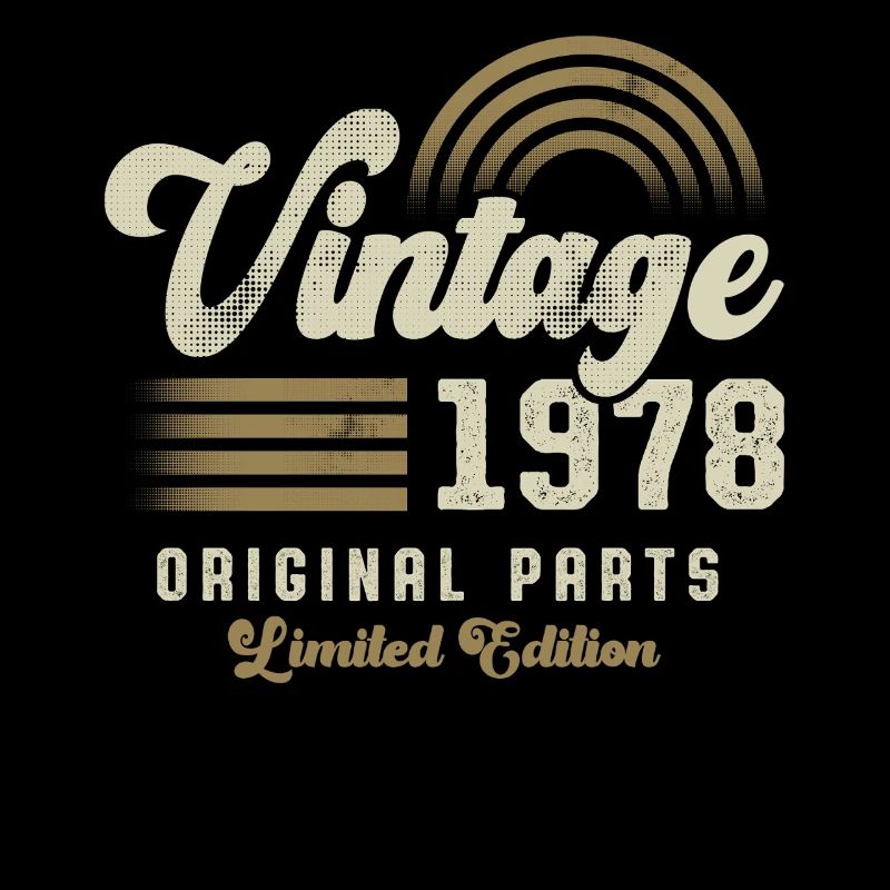 Vintage 1978 Geburtstag Retro