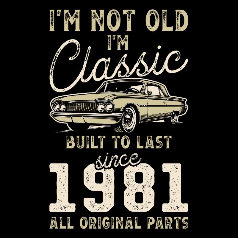 Geboren 1981 Geburtstag Oldtimer