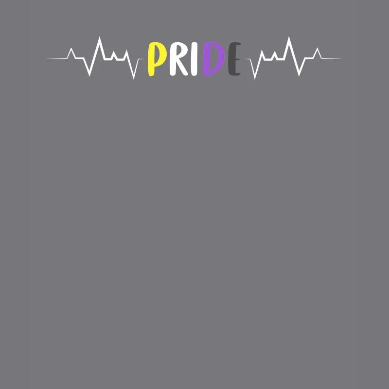 Nonbinary Pride Heartbeat Pride Non Binary Flag
