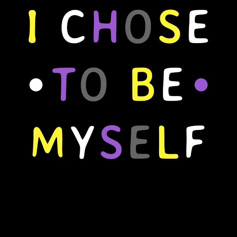 Nonbinary Pride Enby LGBTQ Eigene Entscheidung