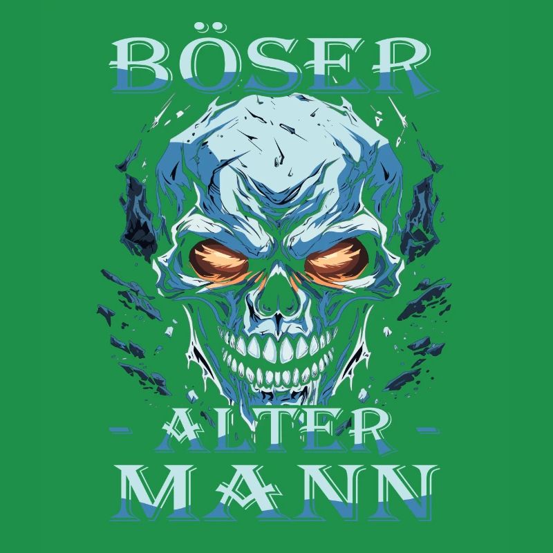 Böser alter Mann - Biker Opa | Motorradfahrer